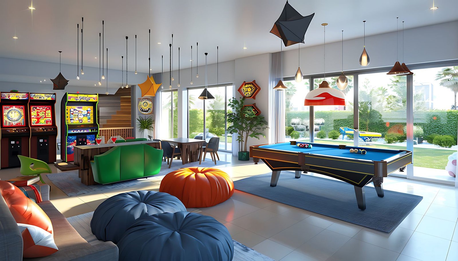 Bungalow living room interior