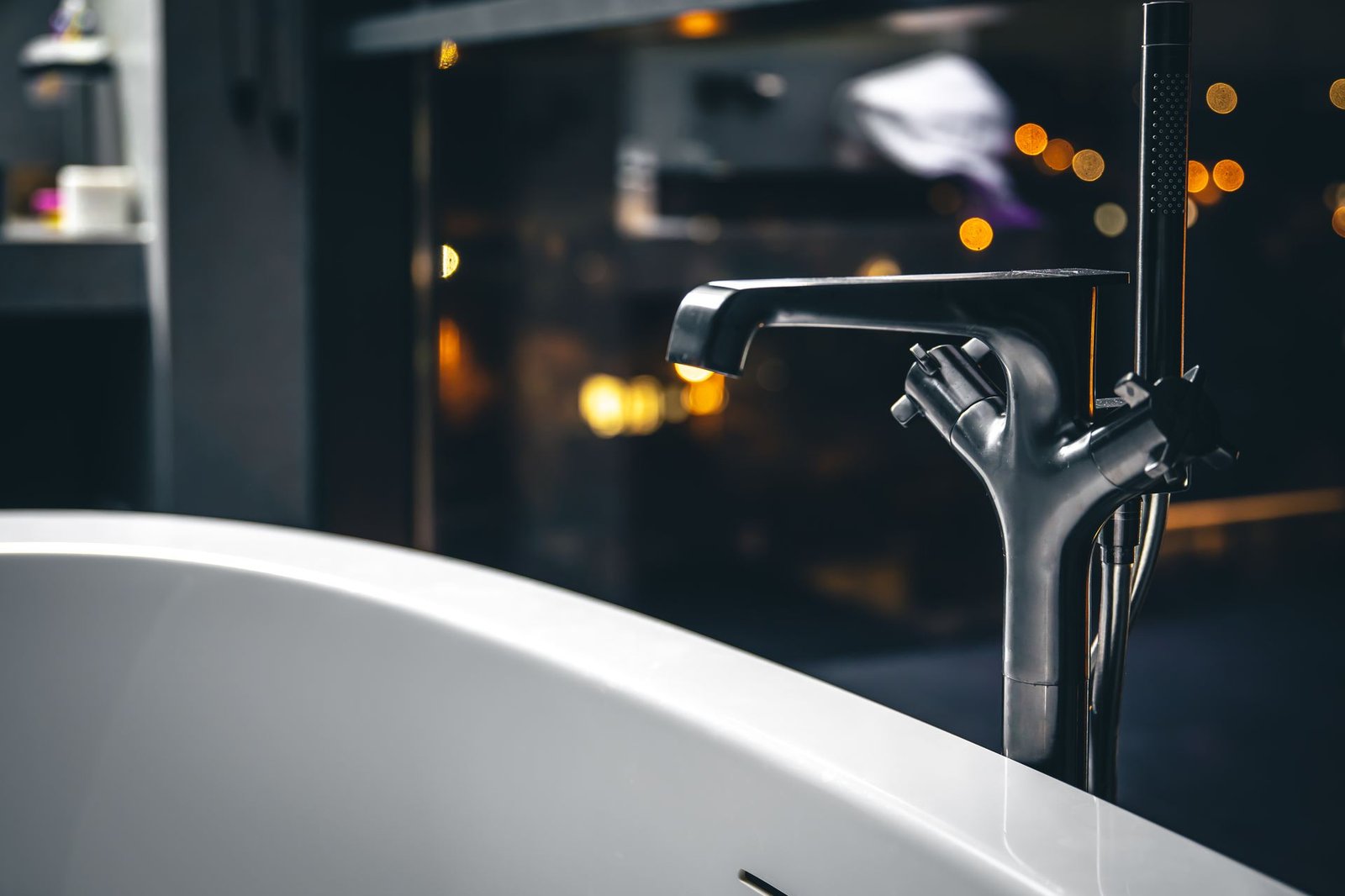 Modern bathroom fixtures